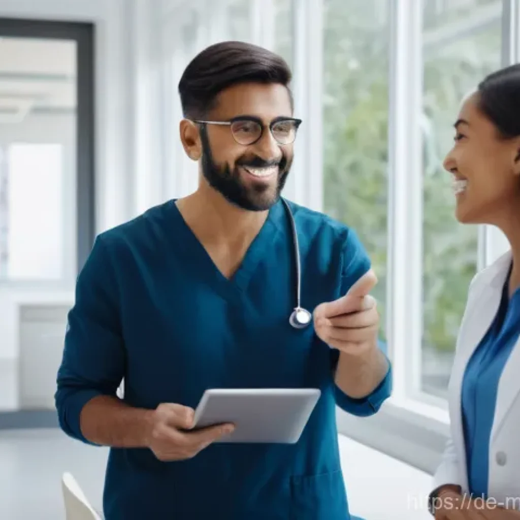원격의료 서비스의 효과적인 캠페인 기획 - **Trust in Digital Healthcare:**
A vibrant, professional medium shot of a diverse group of adult...