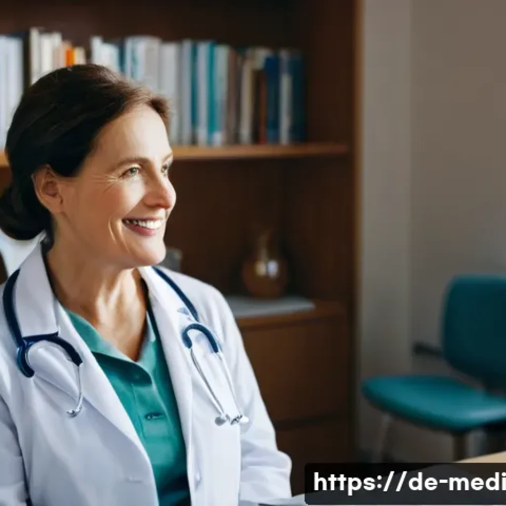 원격의료 서비스의 보험 적용 범위 - **Prompt:** A friendly, female doctor in her late 30s is conducting a video consultation with a fema...